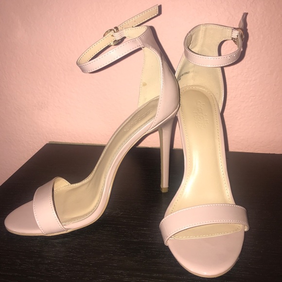 Charlotte Russe Shoes - Charlotte Russe nude pink heels